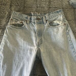 Vintage 1990s Levi 555 Jeans Relaxed Fit Straight Legged